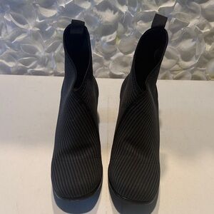 CHARLESTON SHOE CO. Black Ankle Boots